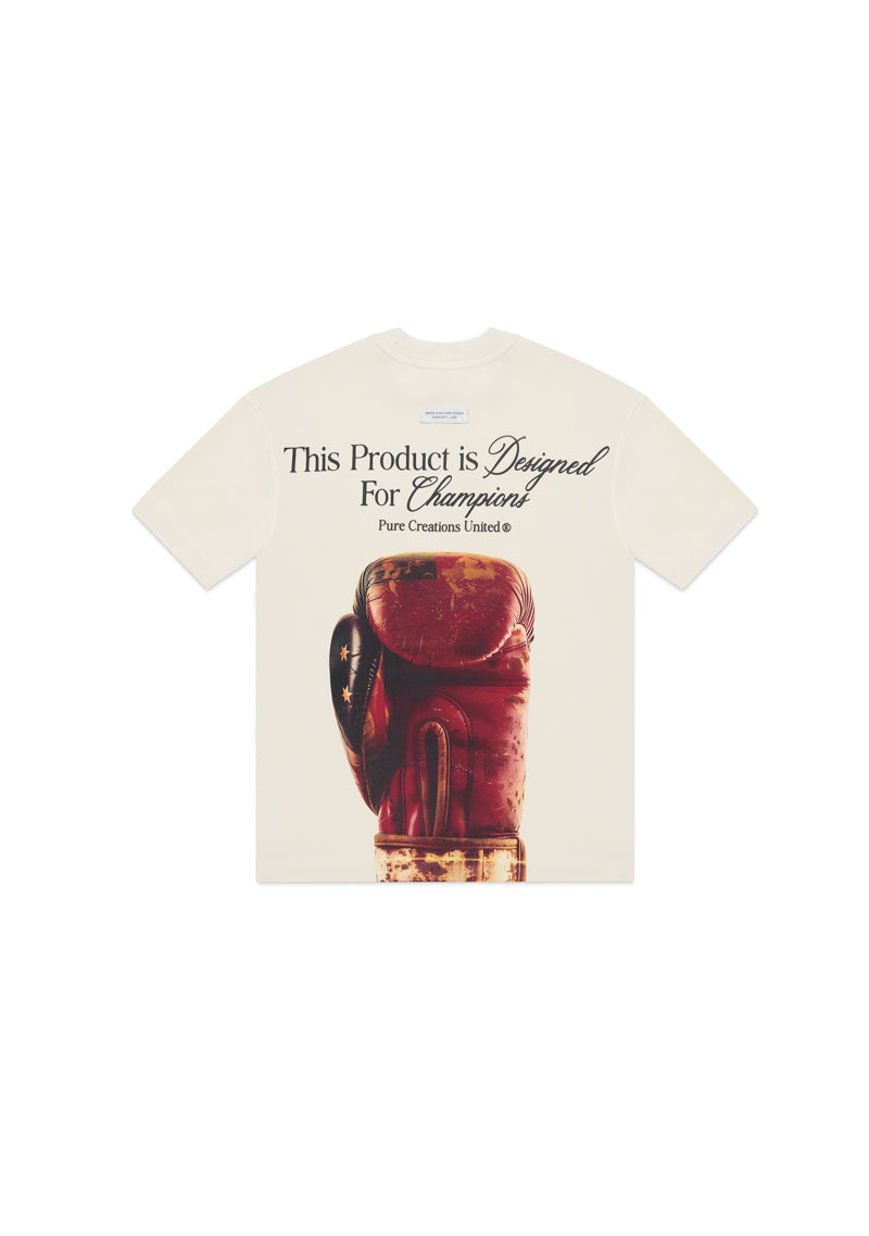 PURE Knockout Gloves Cream T-Shirt PURE