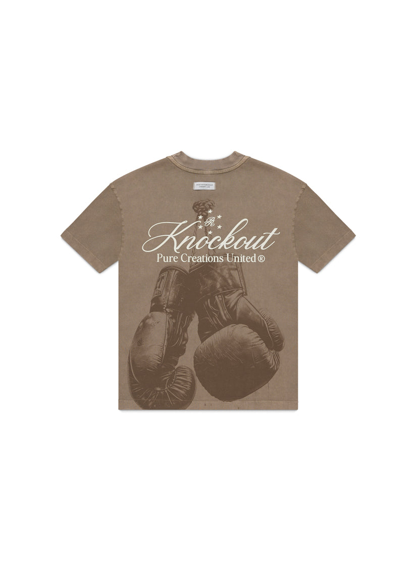 PURE Knockout Brown Gloves Standard T-Shirt PURE