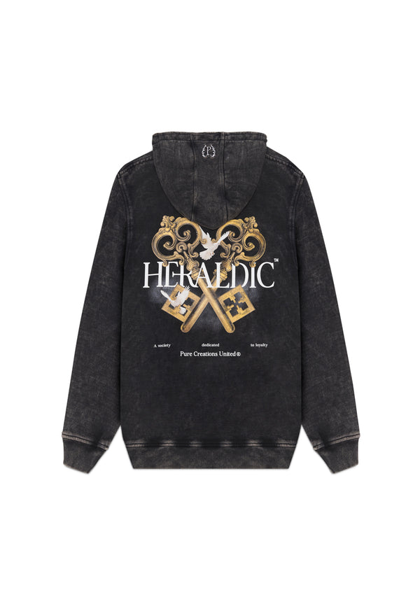 Pure Heraldic Hoodie Grey