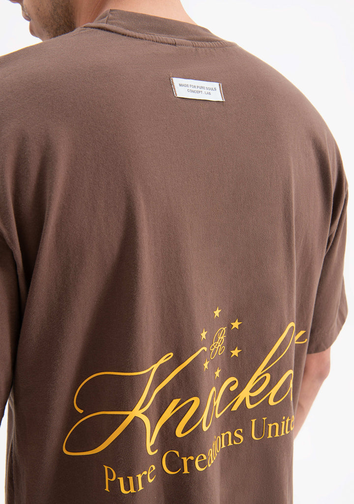 PURE Knockout Brown Yellow T-Shirt