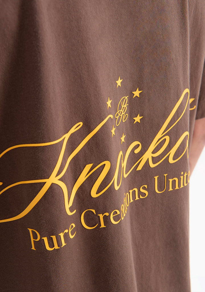PURE Knockout Brown Yellow T-Shirt