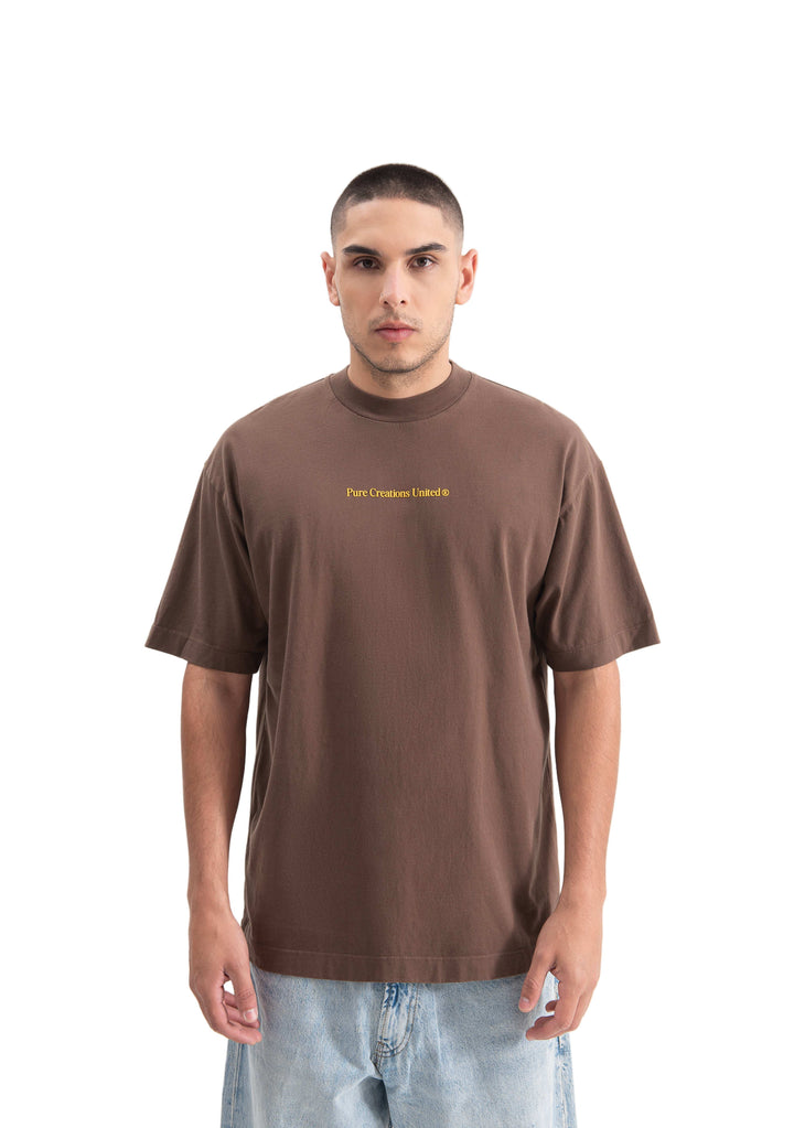 PURE Knockout Brown Yellow T-Shirt
