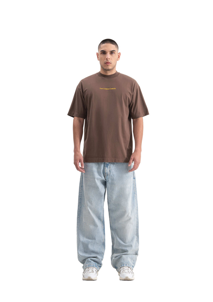 PURE Knockout Brown Yellow T-Shirt