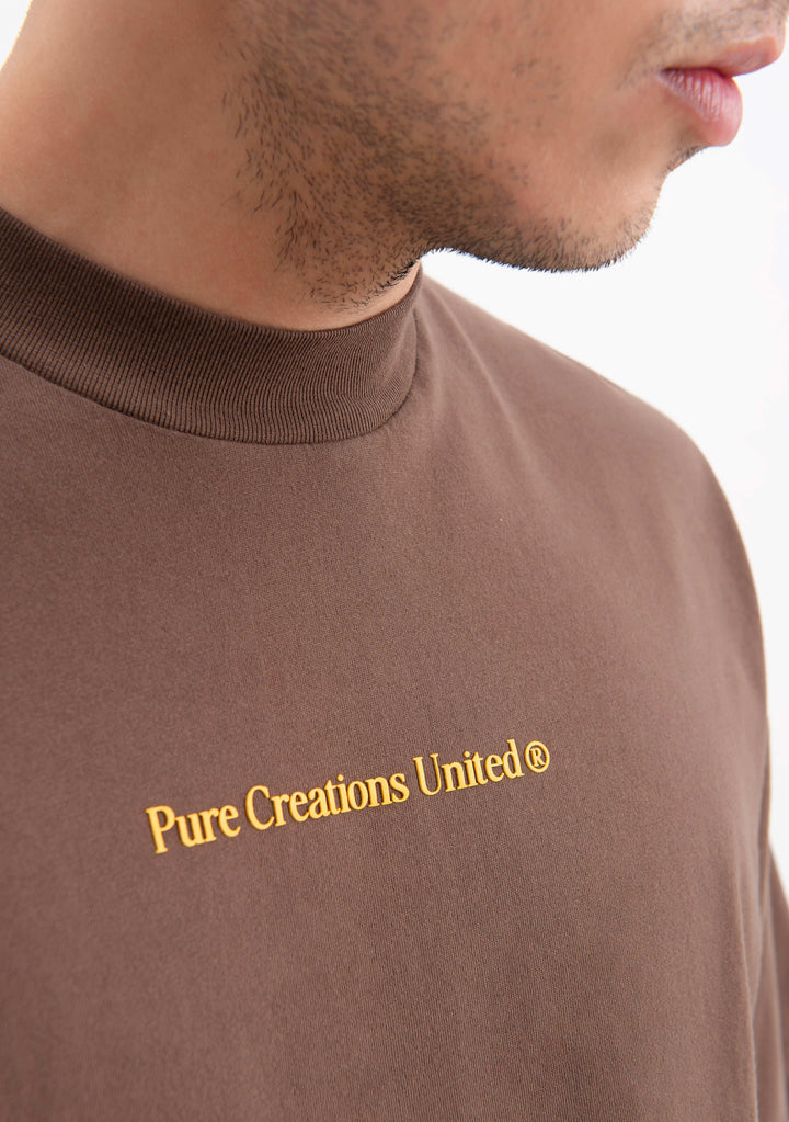 PURE Knockout Brown Yellow T-Shirt