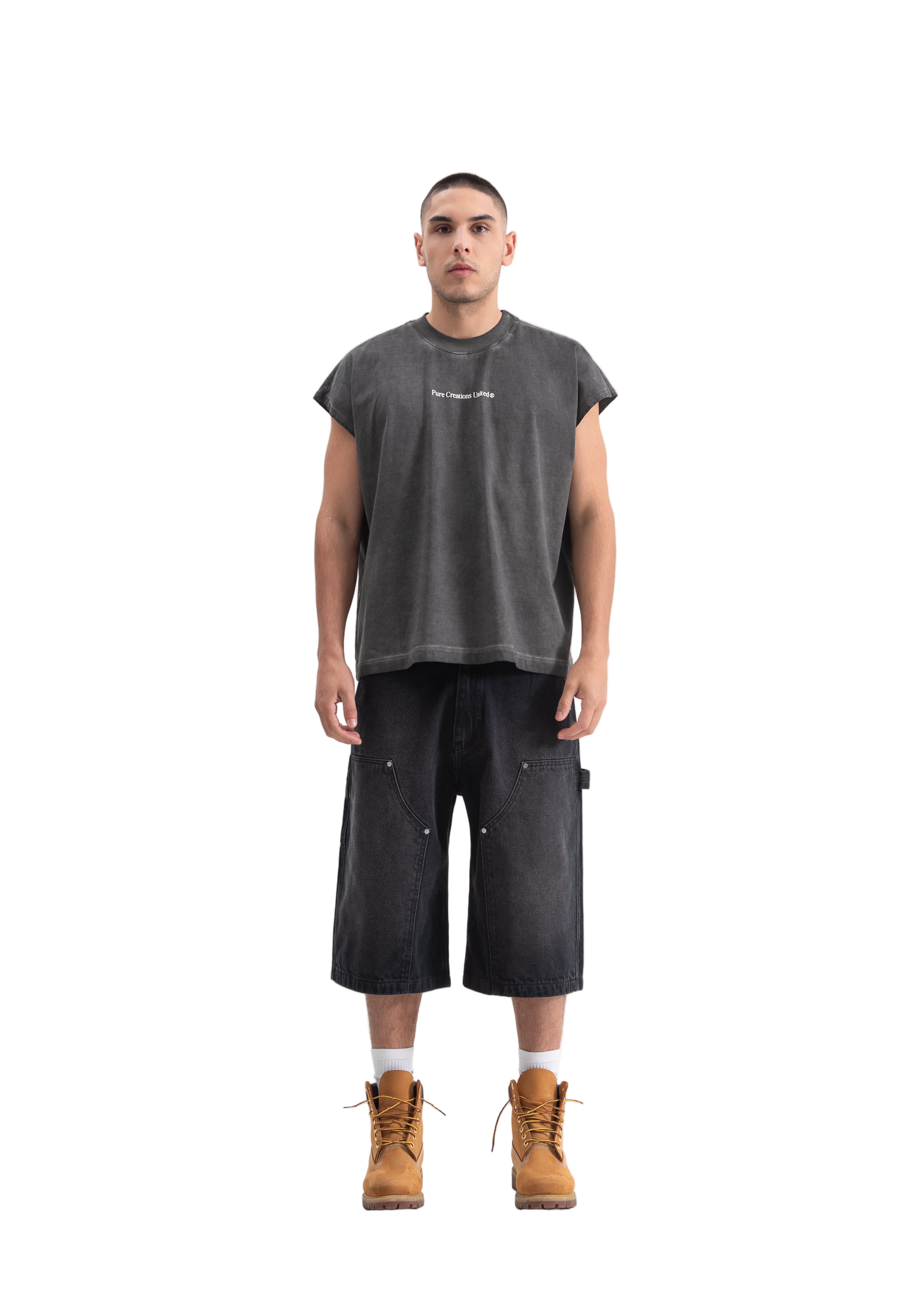 PURE Knockout Sleeveless Fire T-Shirt PURE