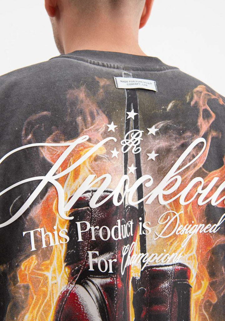 PURE Knockout Sleeveless Fire T-Shirt