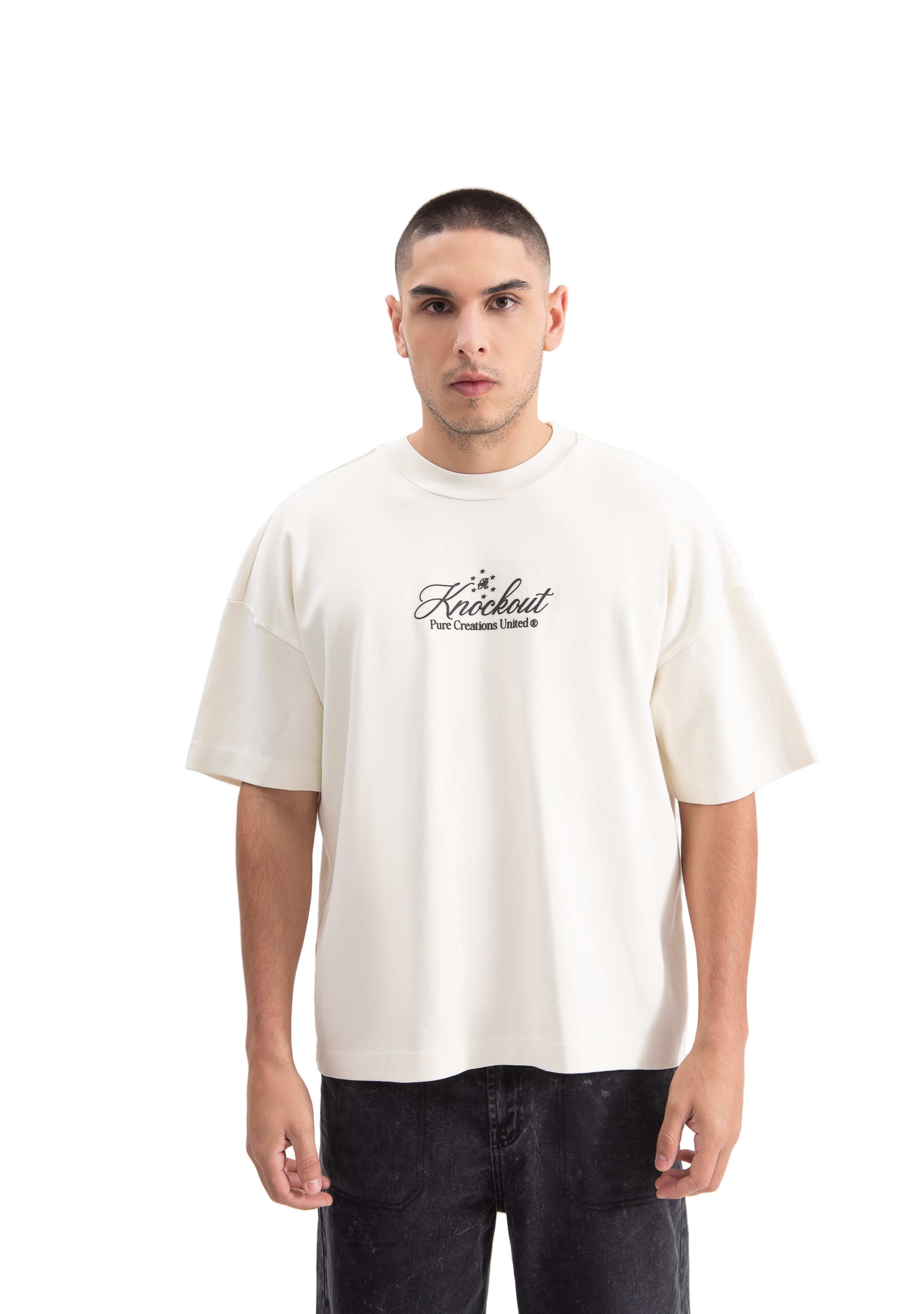 PURE Knockout Gloves Cream T-Shirt