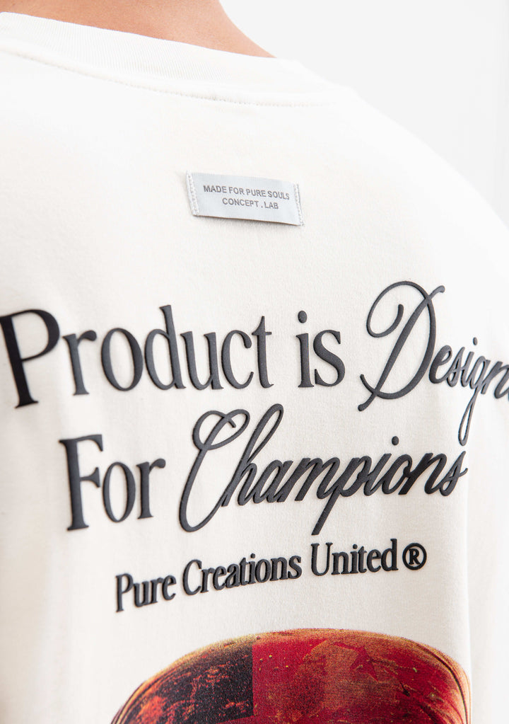 PURE Knockout Gloves Cream T-Shirt