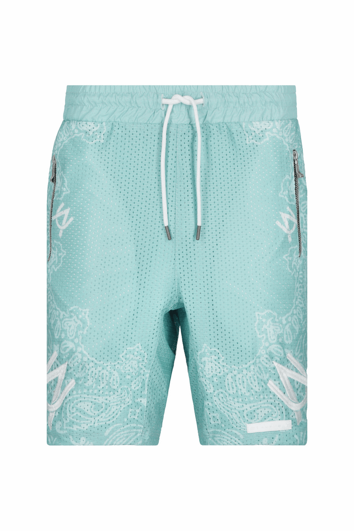 Aurum 79 Blue Bandana Shorts