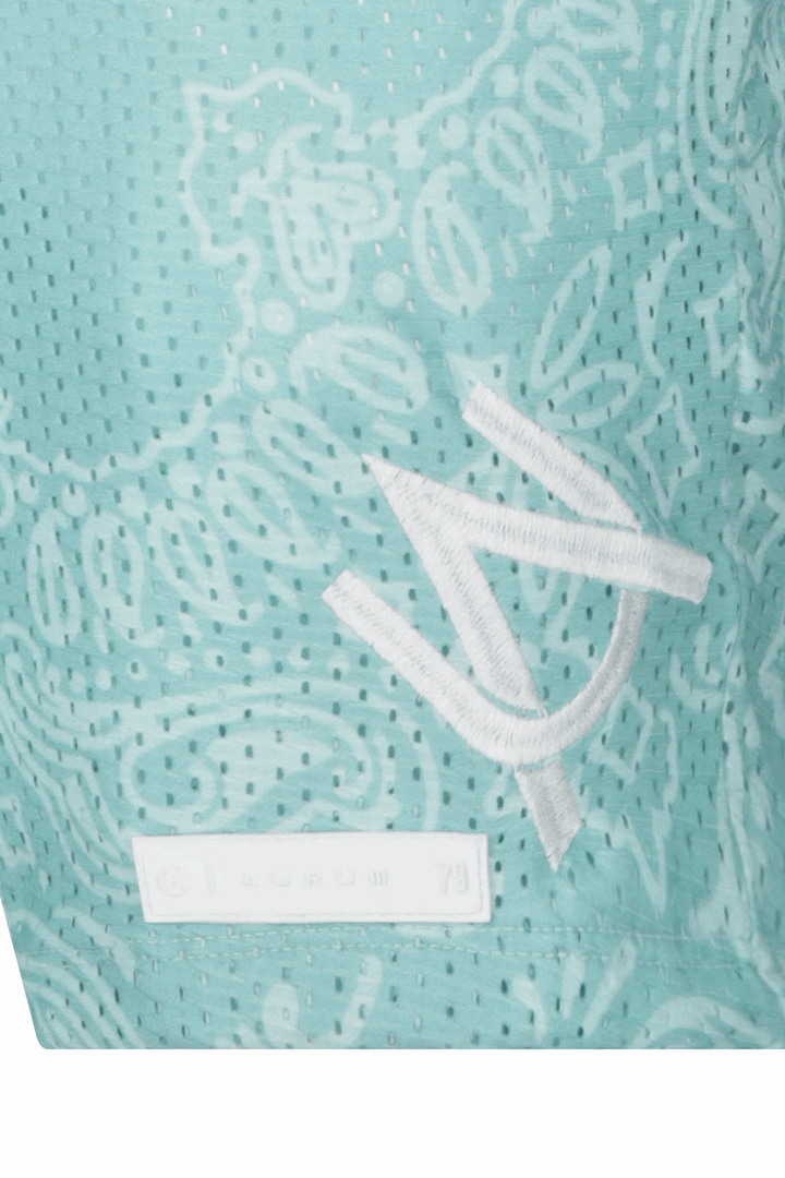 Aurum 79 Blue Bandana Shorts