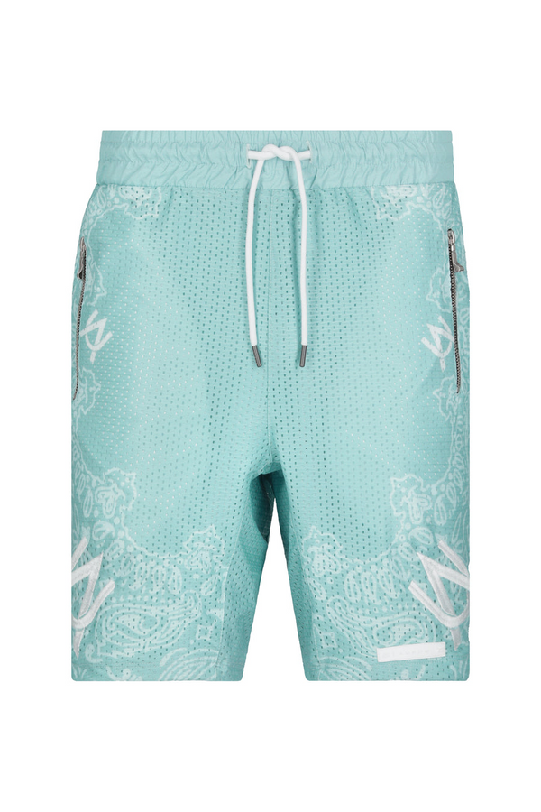 Aurum 79 Blue Bandana Shorts