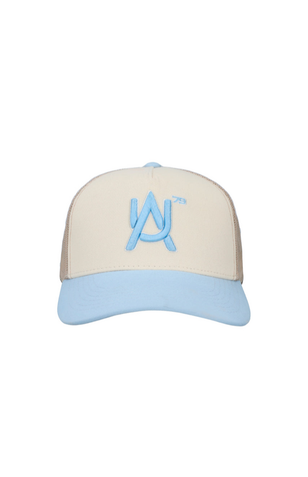 Aurum Light Blue Trucker Cap