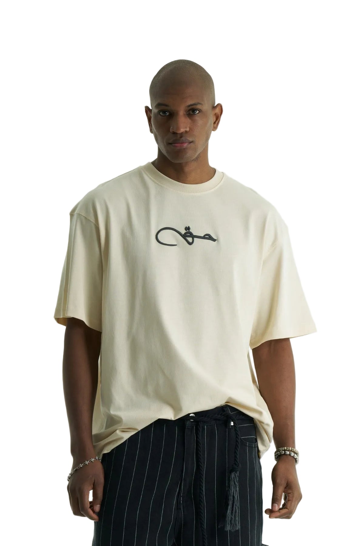 SAW Ishq Oversize Men's T-Shirt Stone