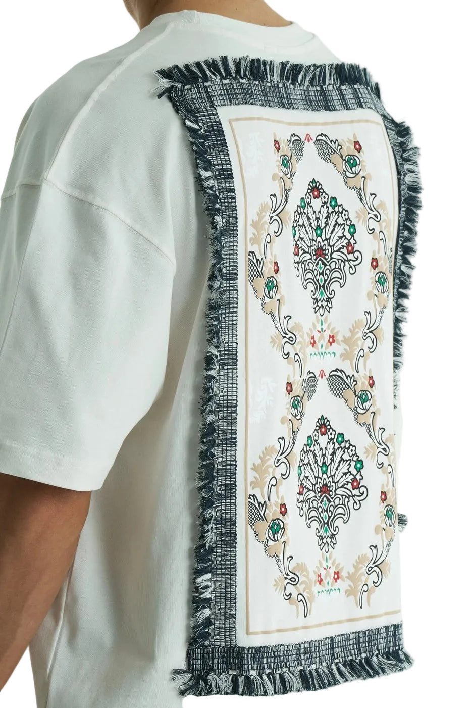 SAW Loom Oversize Men's T-Shirt, Ecru