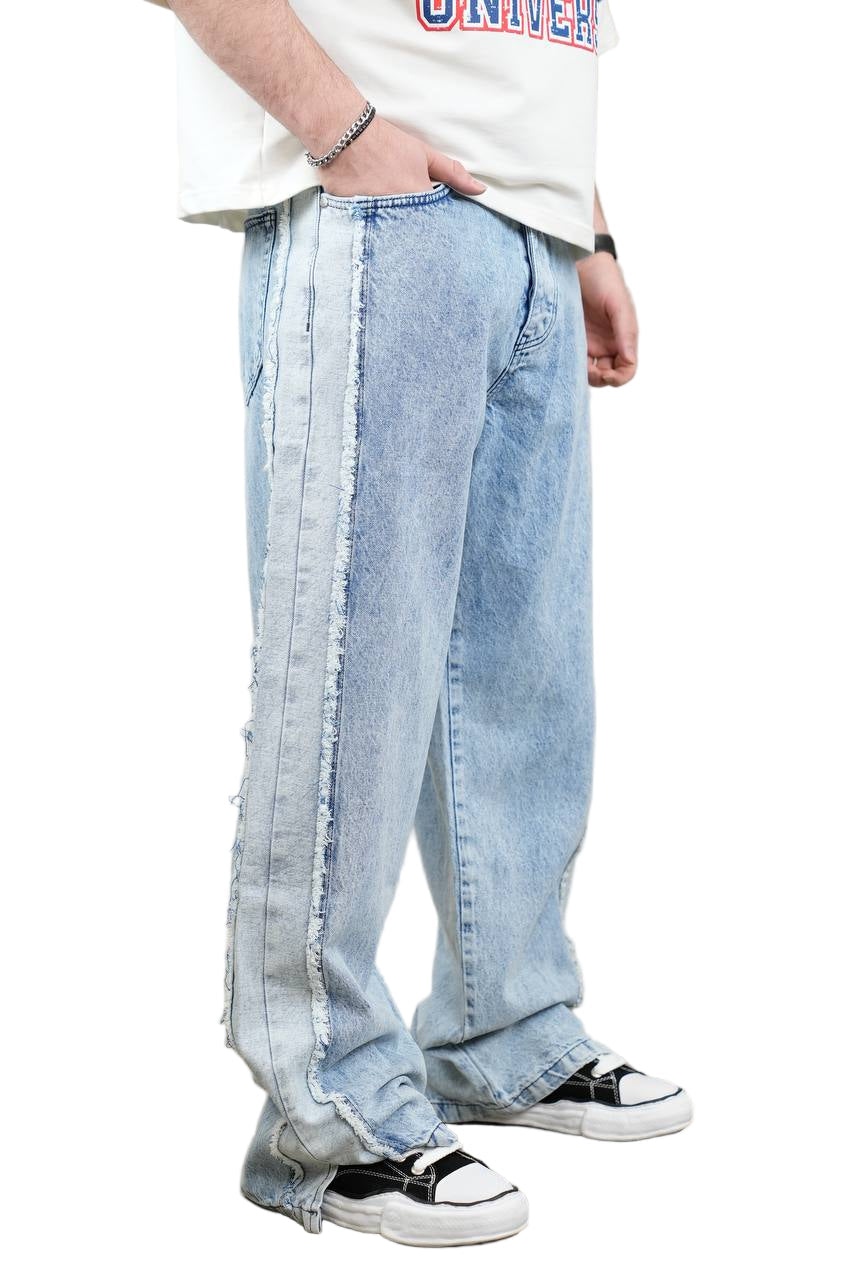 2Y C1161 Stripe Blue Jeans 2Y