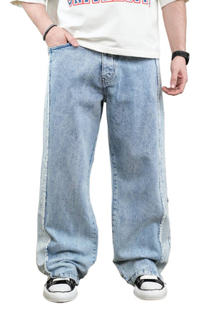 2Y C1161 Stripe Blue Jeans 2Y