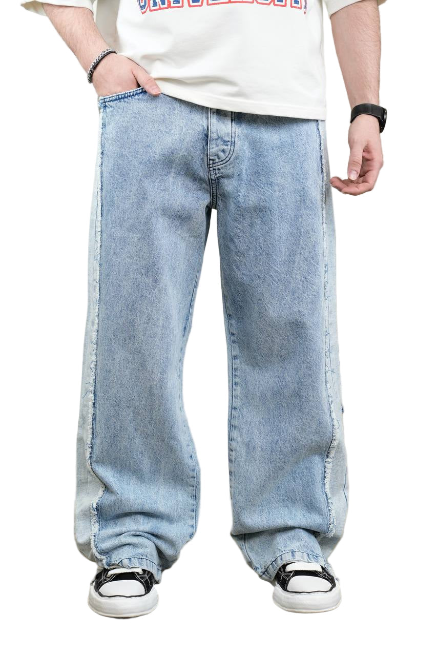 2Y C1161 Stripe Blue Jeans 2Y