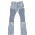 VICIOUS DENIM STACKED FIT VC660-GREY Vicious Denim